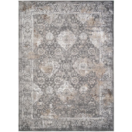 Mayberry Rug 7 ft. 10 in. x 9 ft. 10 in. Everest Brooklyn Area Rug, Gray EV8906 8X10